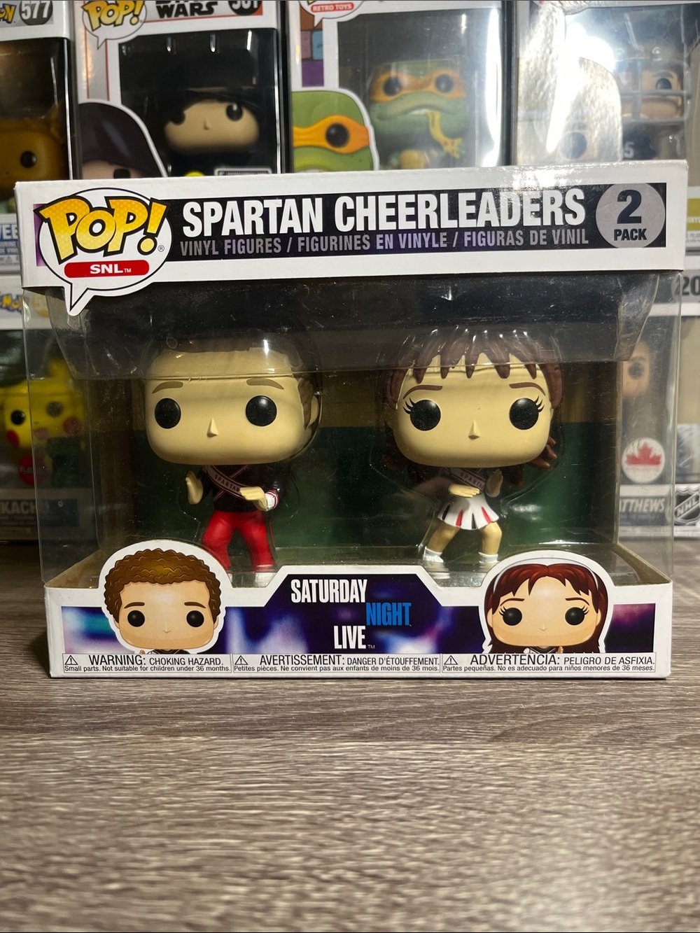 Funko Pop! Spartan Cheerleaders 2-Pack — Red, White, Black